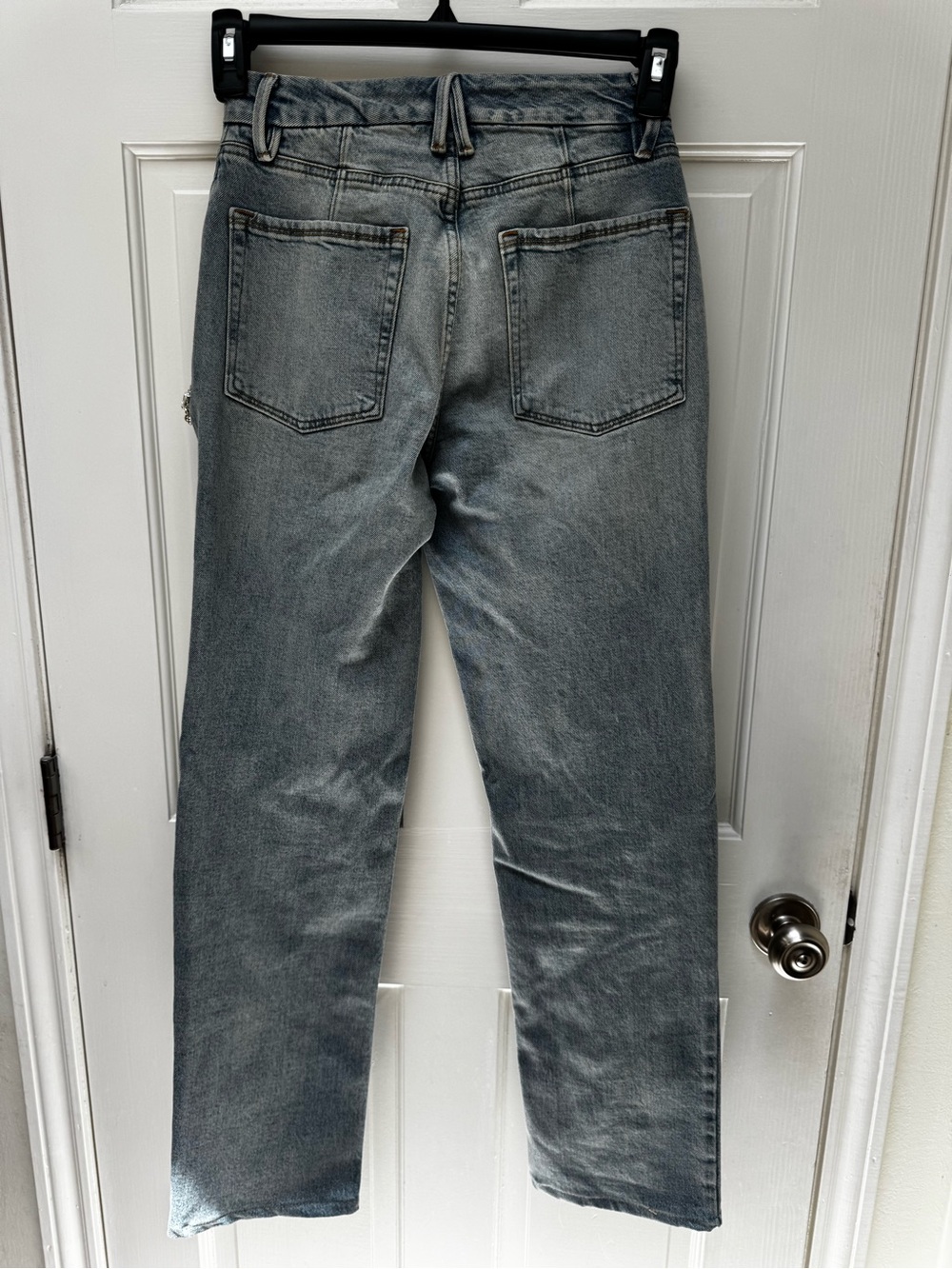 Good American Good Icon Straight Diamond Jeans in Indigo357 - Picture 7 of 9